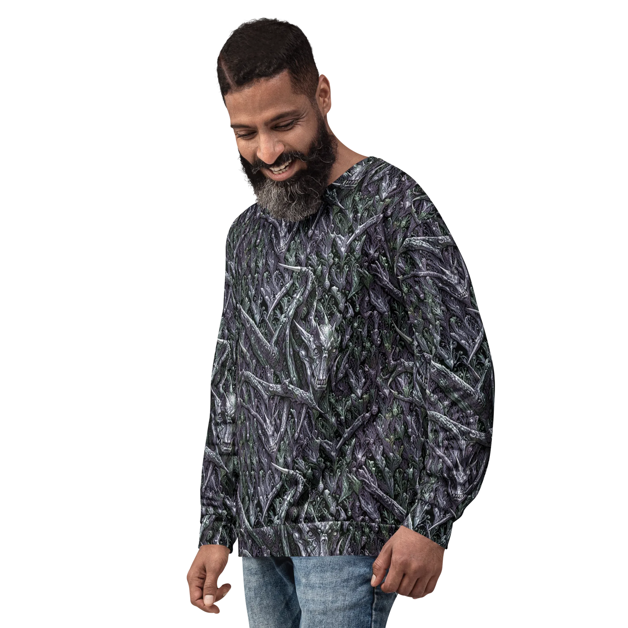 Thornbone Grove on Sweatshirt — Left sleeve
