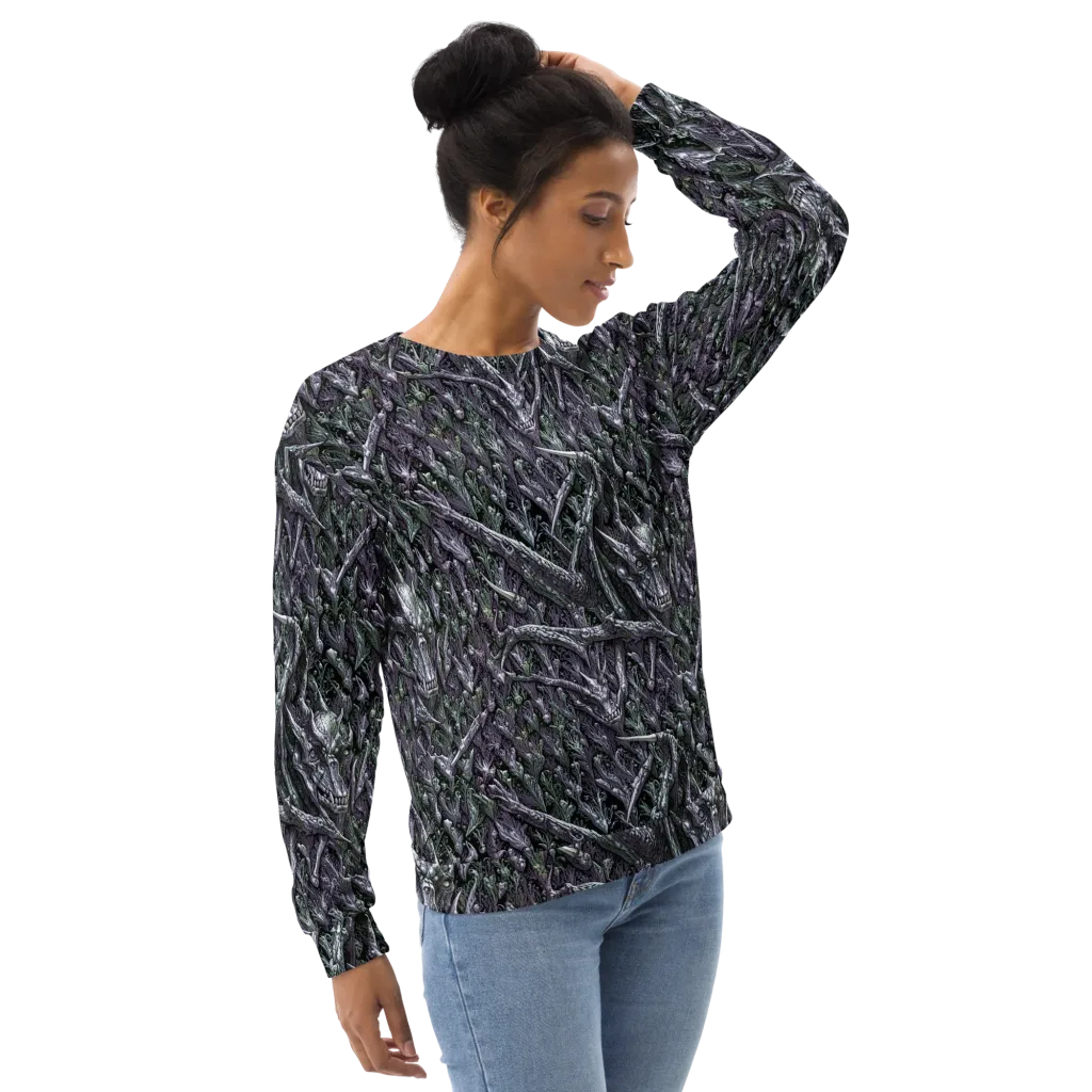 Thornbone Grove on Sweatshirt — Right sleeve