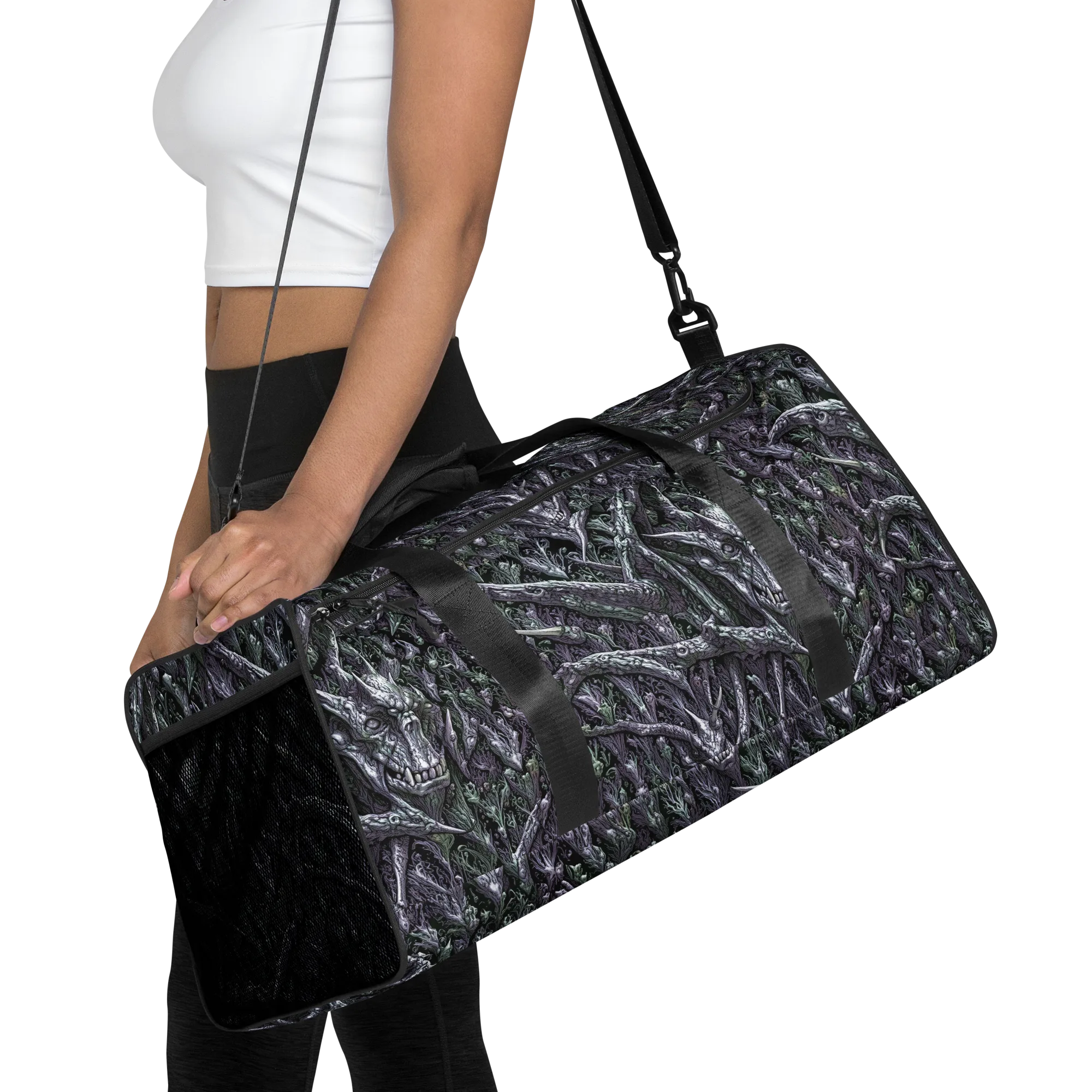 Thornbone Grove on Duffle Bag — Front