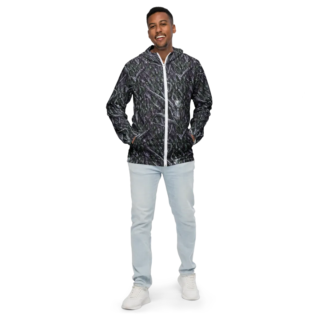 Thornbone Grove on Men's Windbreaker — Front