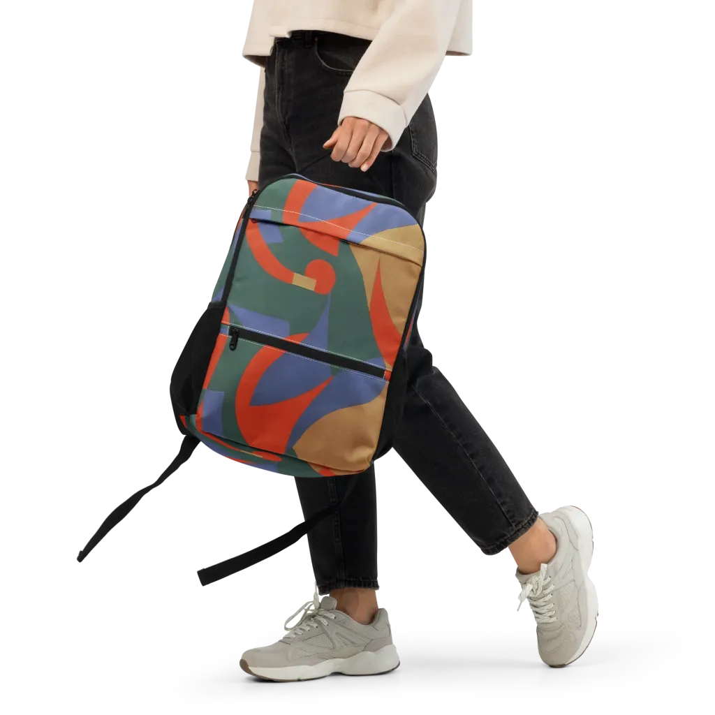 Vermilion Current on Utility Backpack — Front 2
