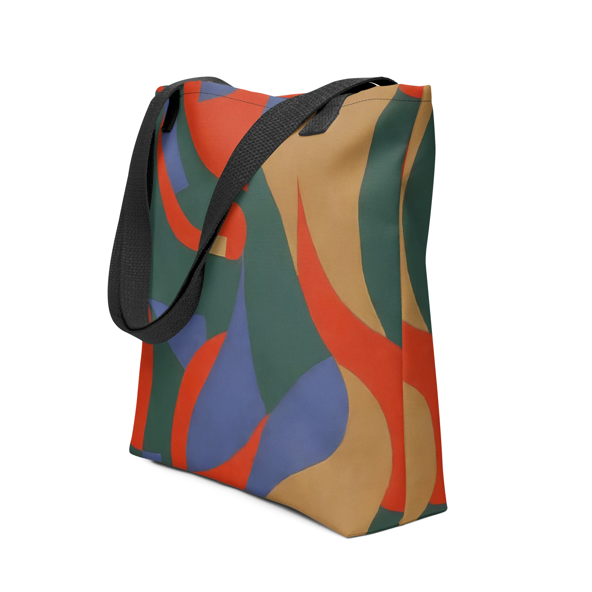 Vermilion Current on Tote Bag — Print file