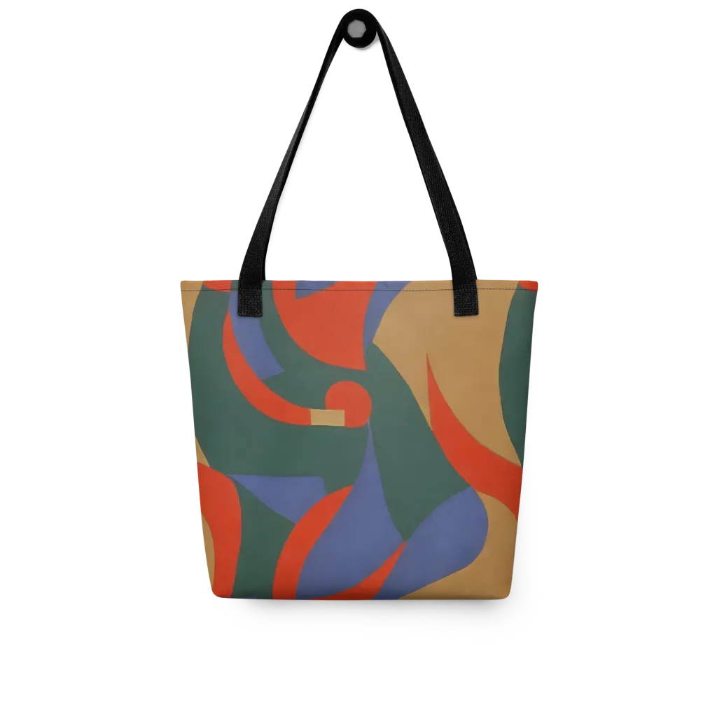 Vermilion Current on Tote Bag — Front