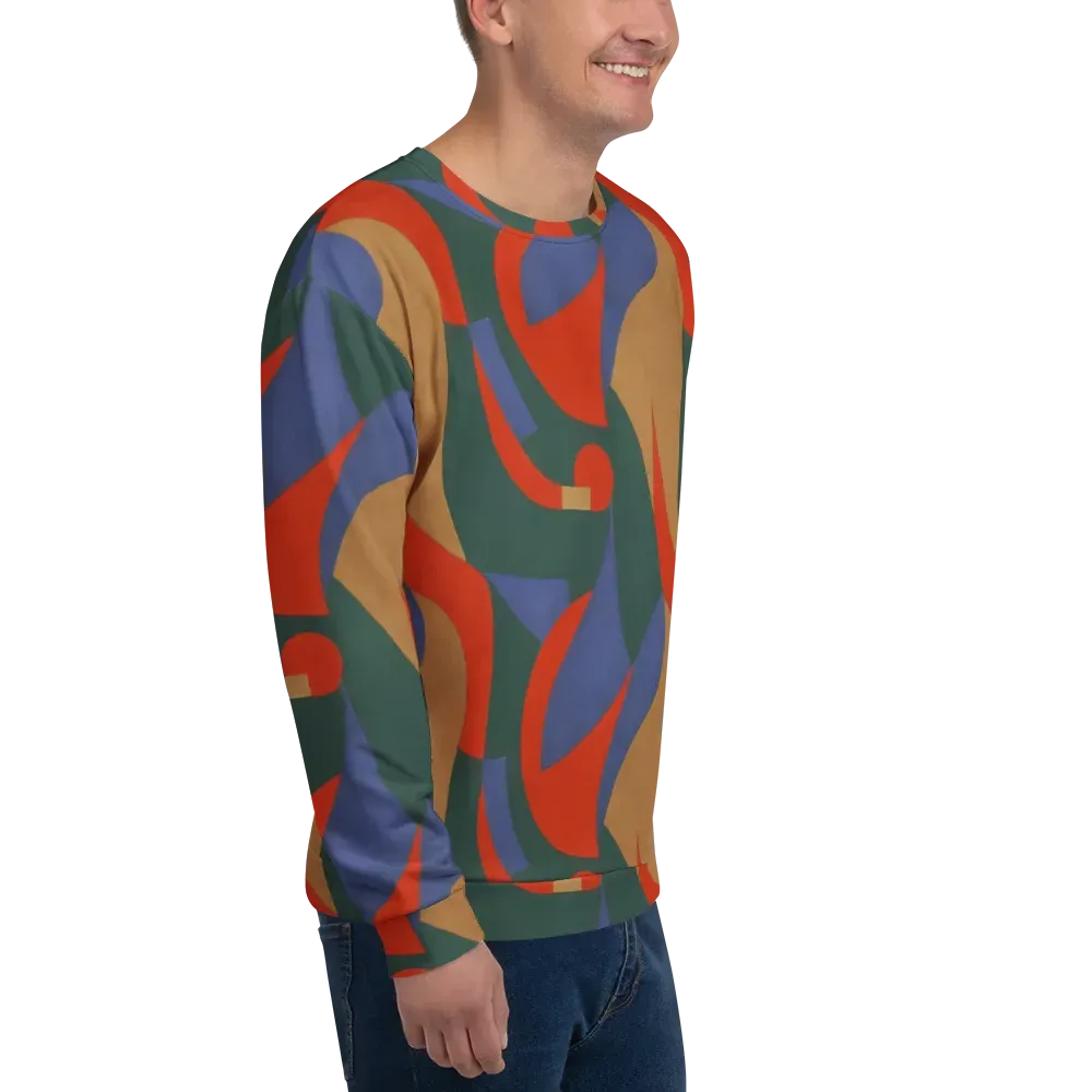 Vermilion Current on Sweatshirt — Right Front