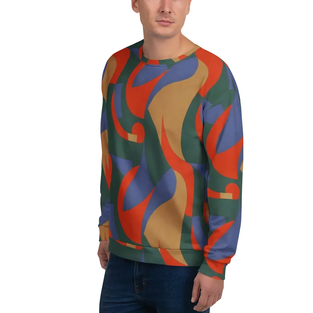 Vermilion Current on Sweatshirt — Left Front