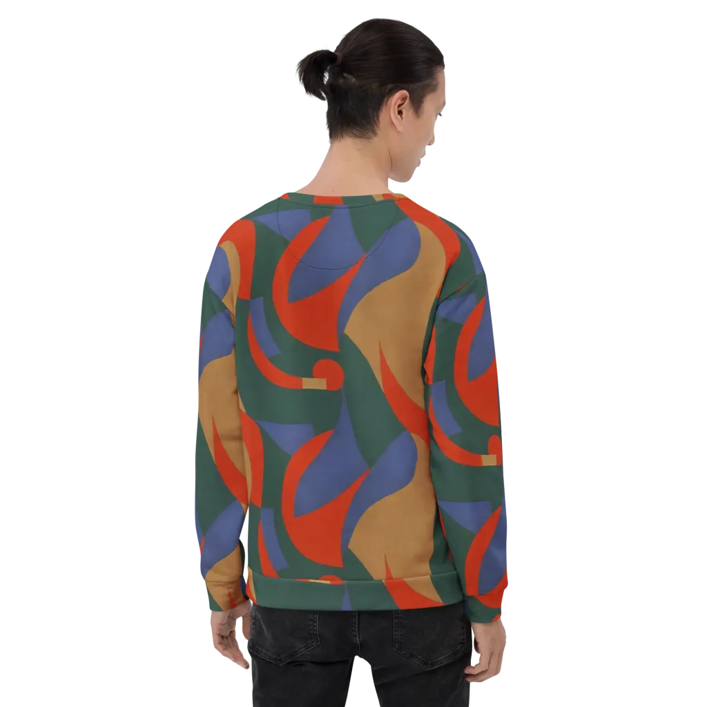 Vermilion Current on Sweatshirt — Back print