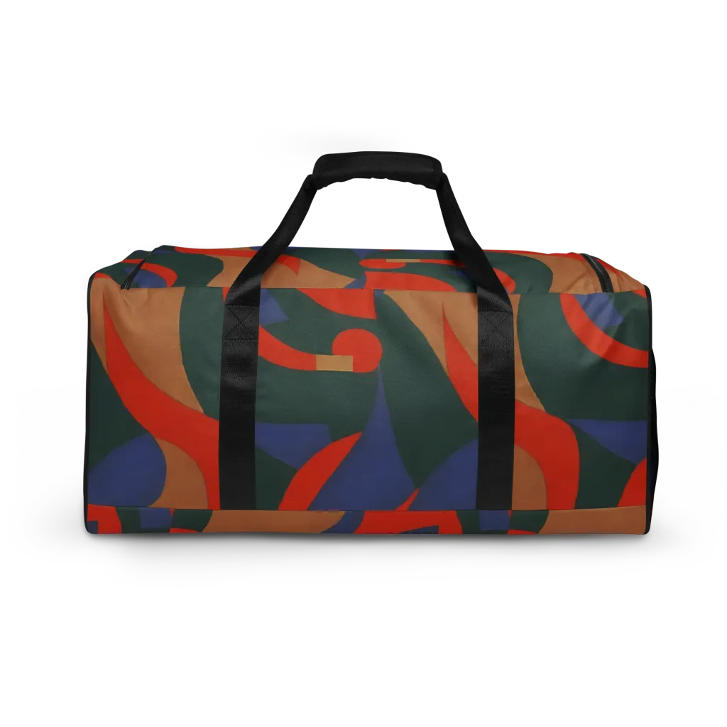 Vermilion Current on Duffle Bag — Back print