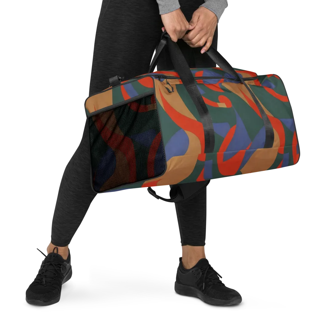 Vermilion Current on Duffle Bag — Right Front