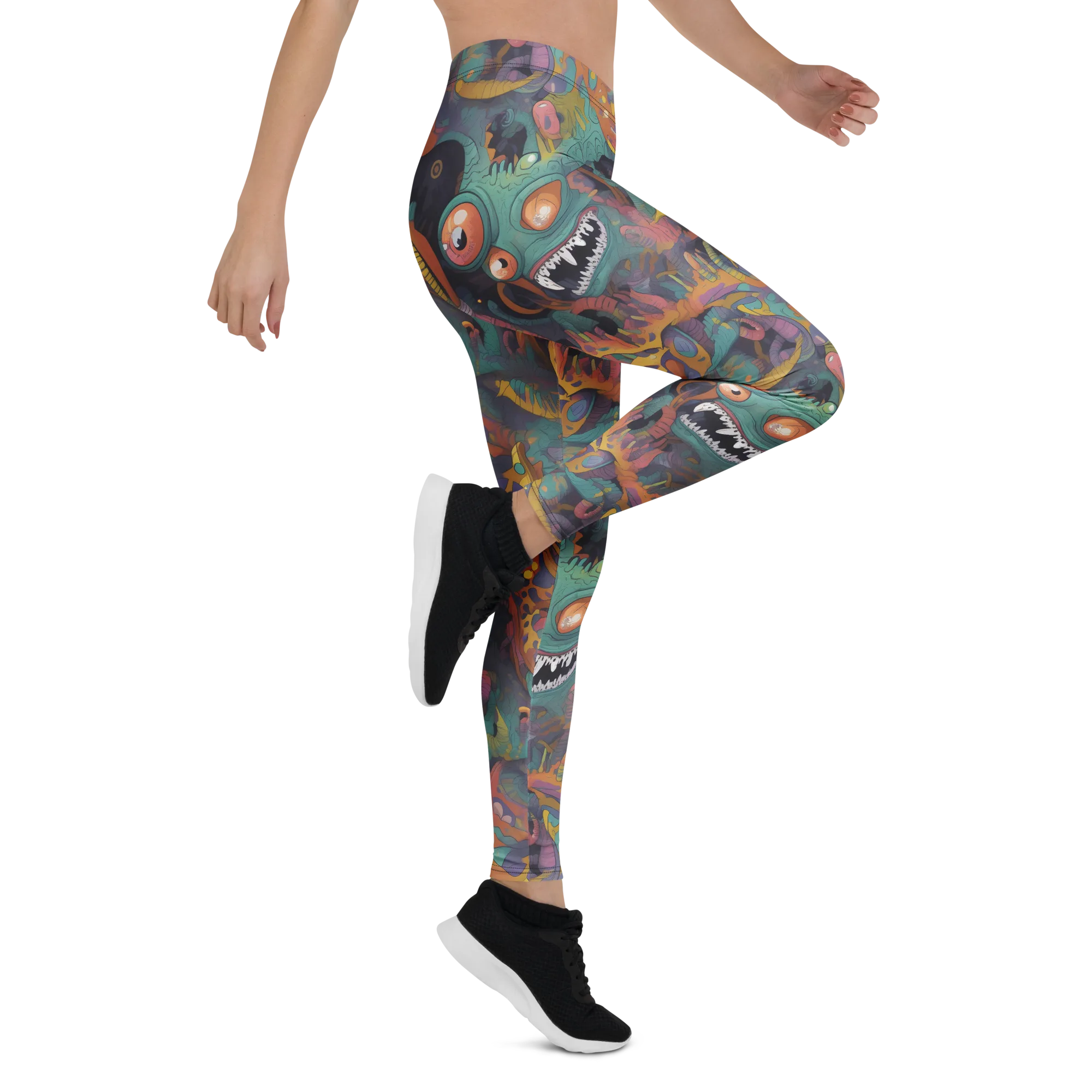 Neon Menagerie on Leggings — Print file