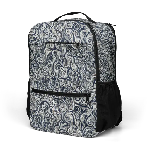 Midnight Marbling on a Utility Backpack