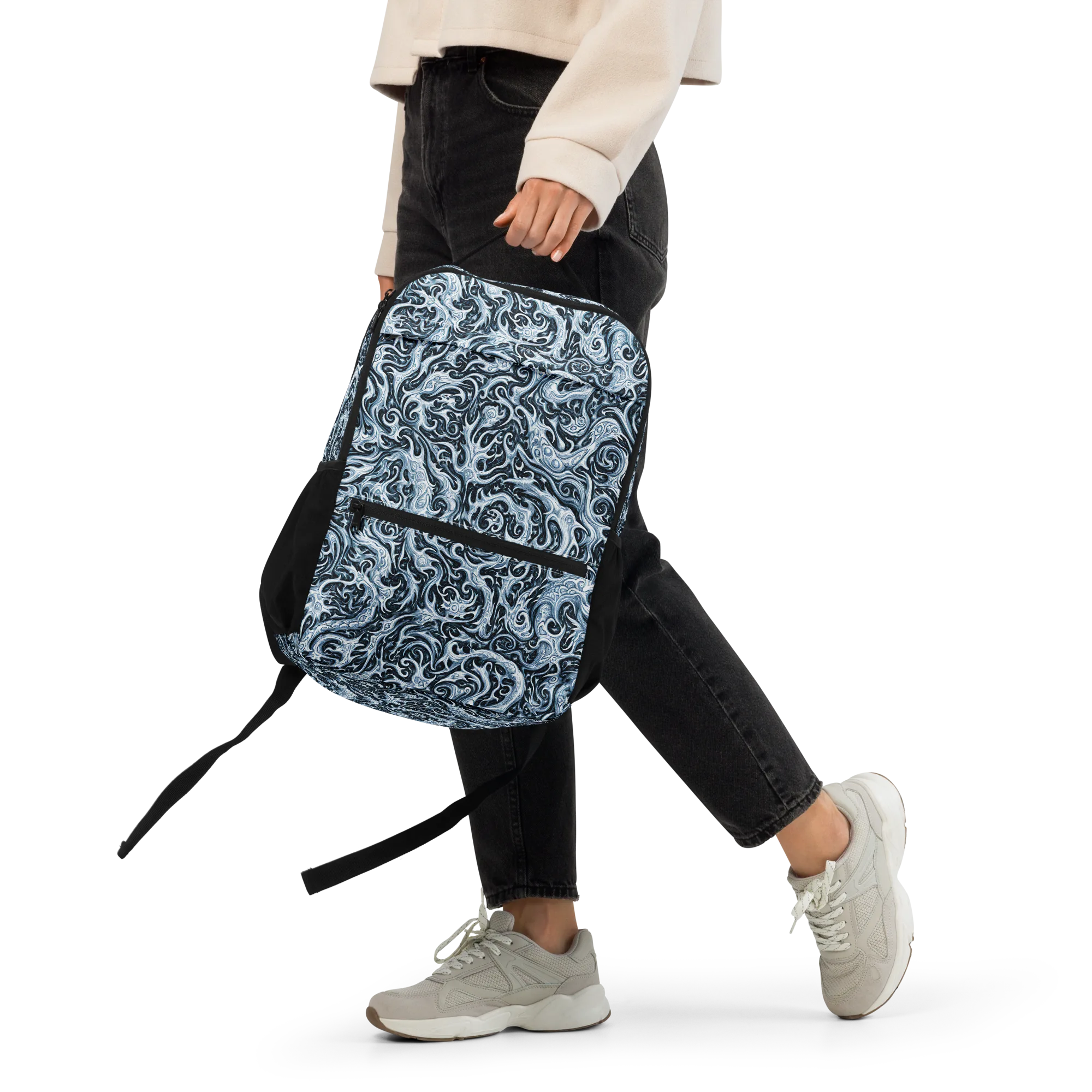 Midnight Arabesque on Utility Backpack — Front 2