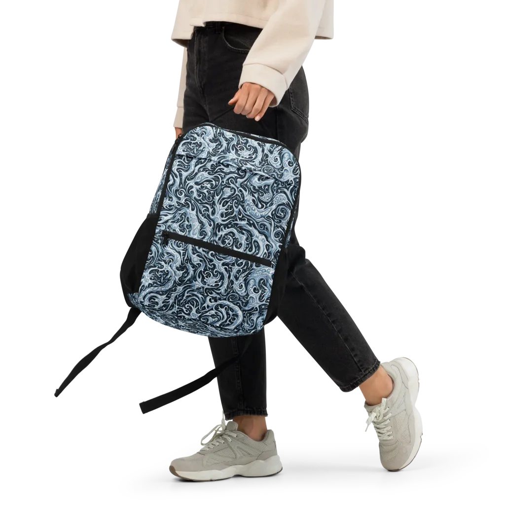 Midnight Arabesque on Utility Backpack — Front 2
