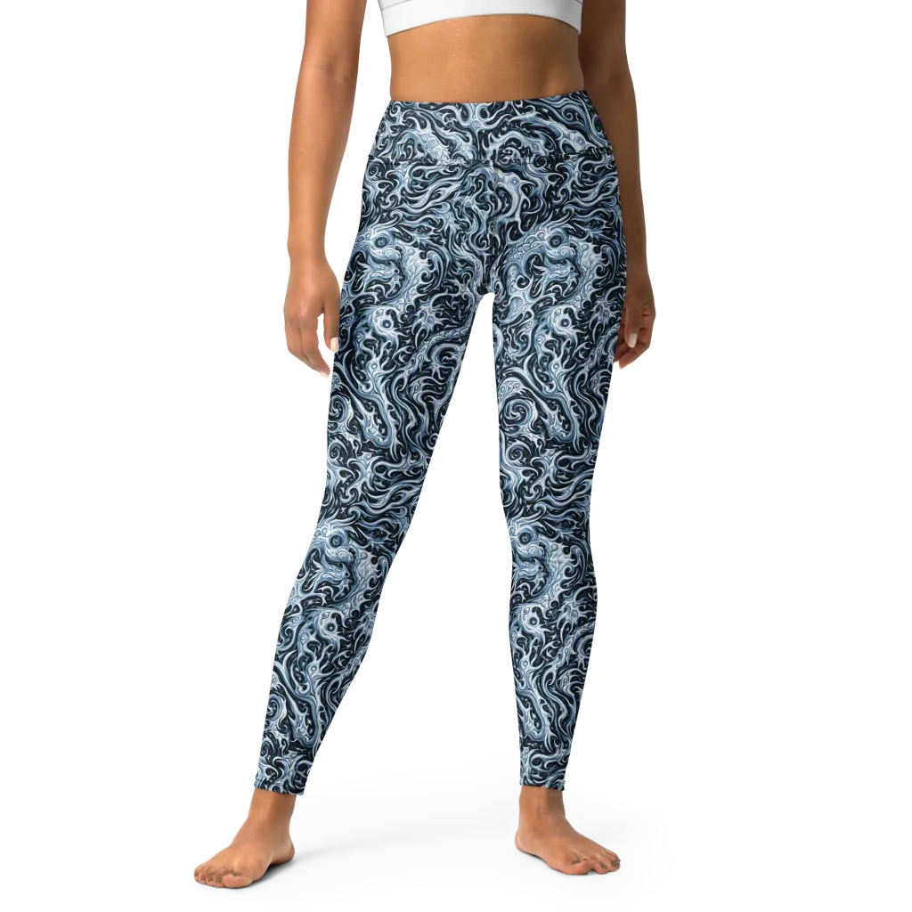 Midnight Arabesque on Yoga Leggings — Print file