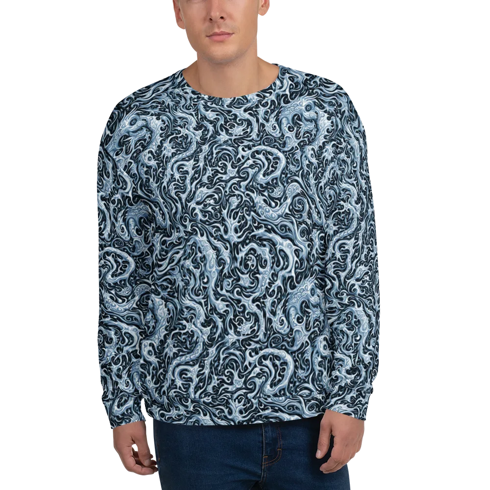 Midnight Arabesque on Sweatshirt — Front