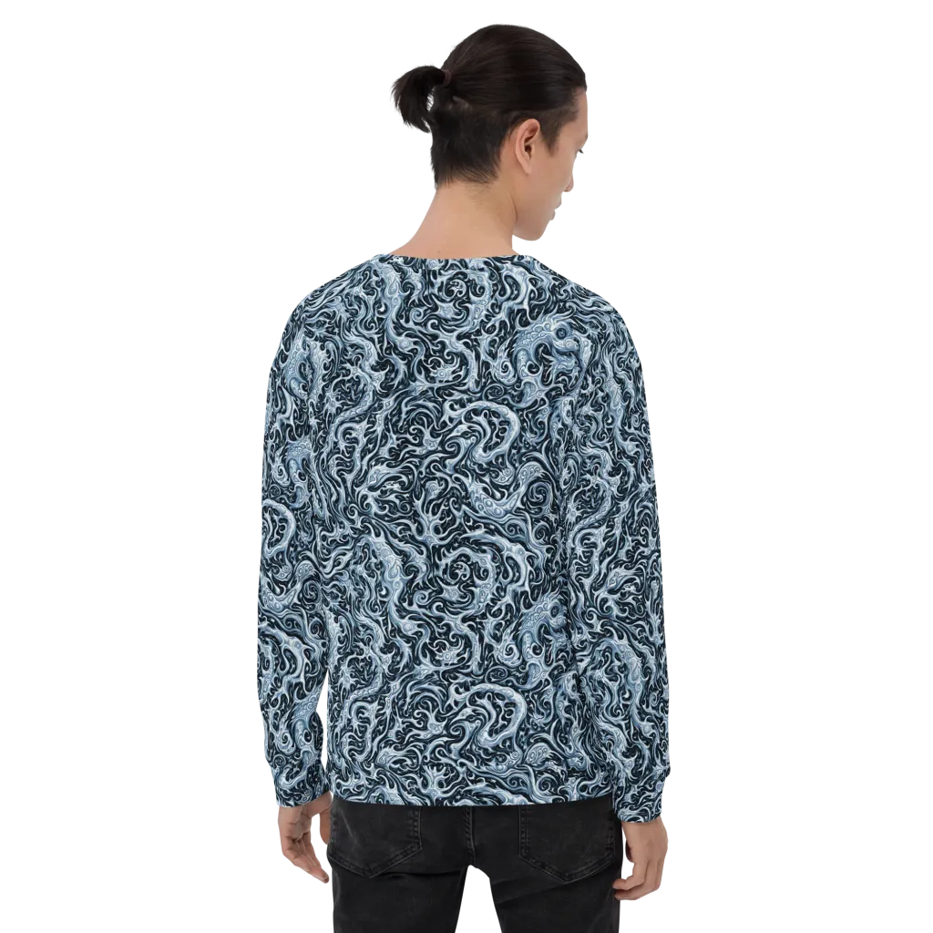 Midnight Arabesque on Sweatshirt — Back print