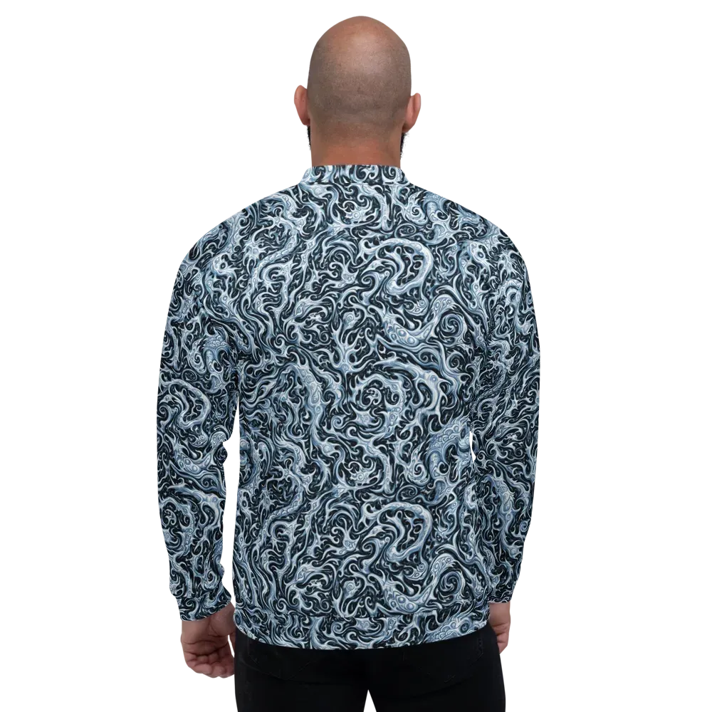Midnight Arabesque on Bomber Jacket — Back