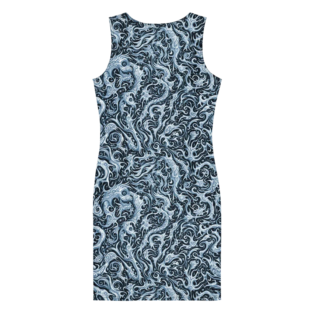 Midnight Arabesque on Bodycon Dress — Print file