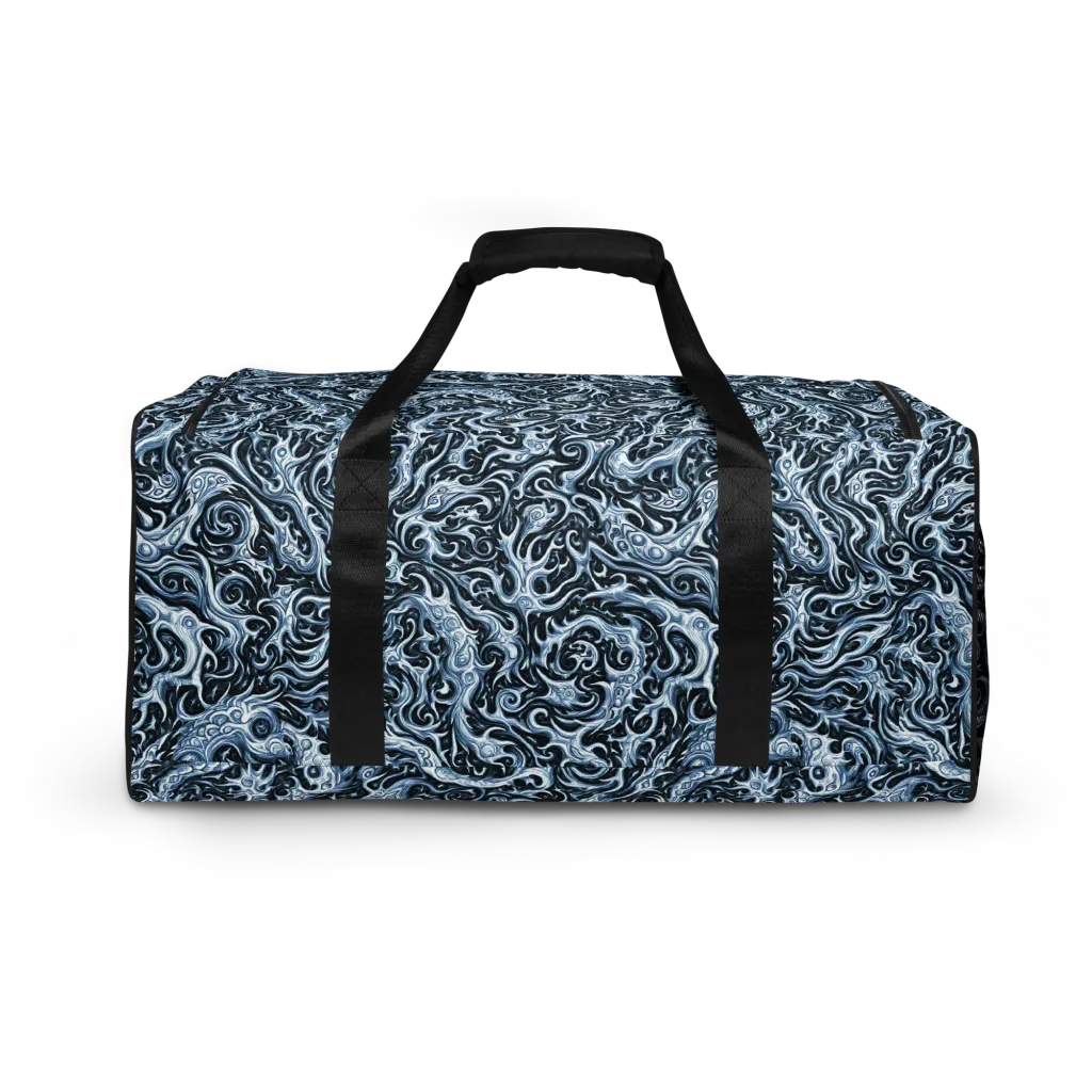 Midnight Arabesque on Duffle Bag — Back print