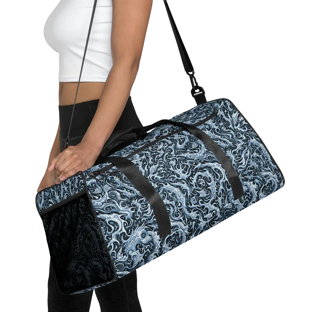 Midnight Arabesque on Duffle Bag — Front