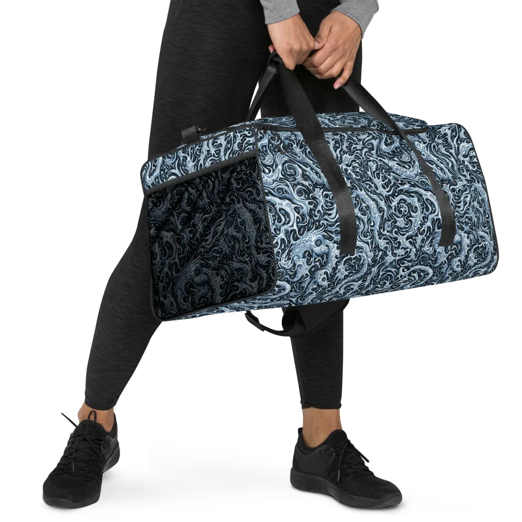 Midnight Arabesque on Duffle Bag — Right Front