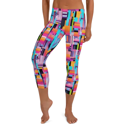 Chromatic Circuit on a Capri Leggings