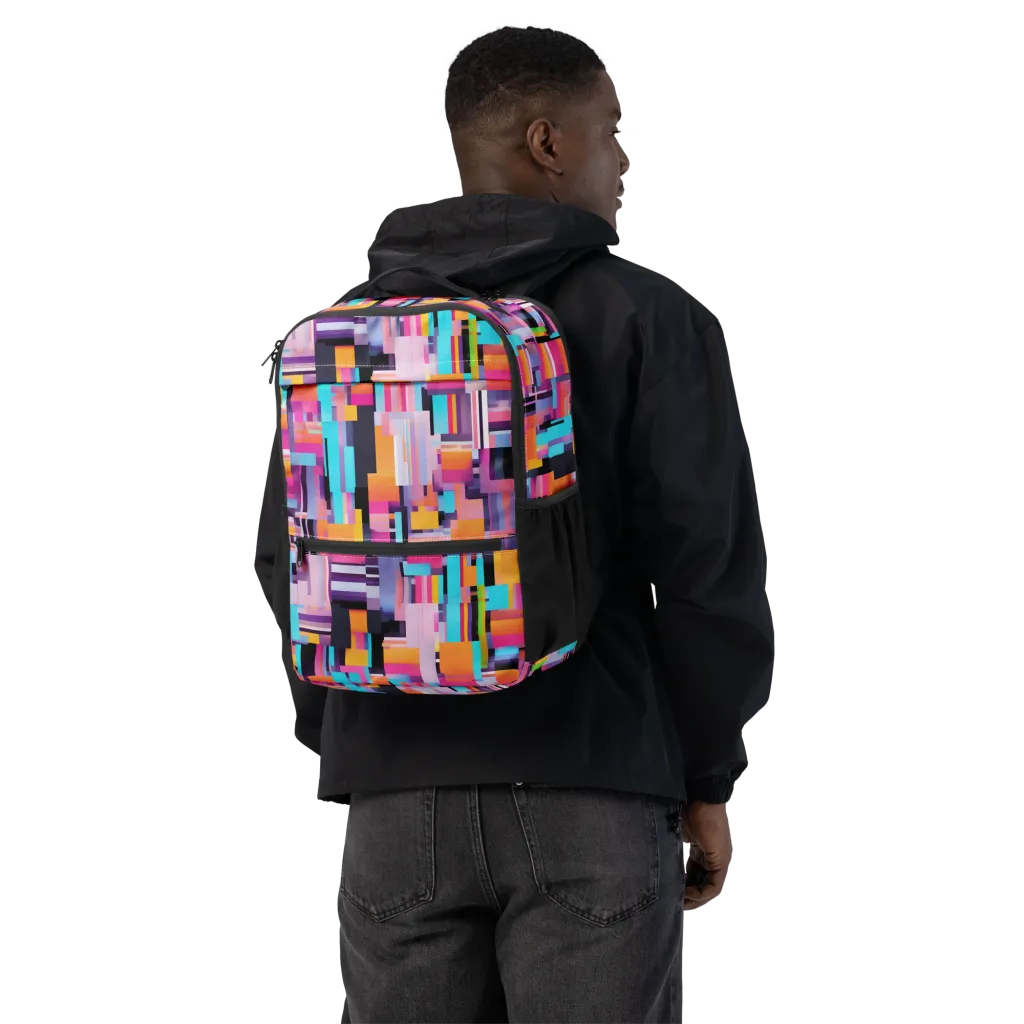 Chromatic Circuit on Utility Backpack — Back
