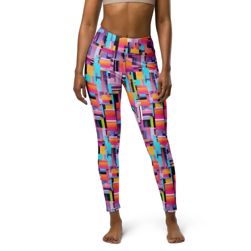 Chromatic Circuit on a Yoga Leggings