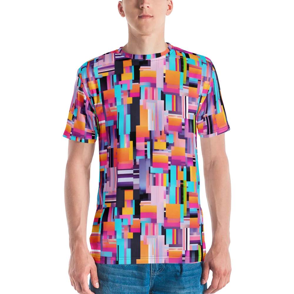 Chromatic Circuit on Men's Crew Neck T-Shirt — Front