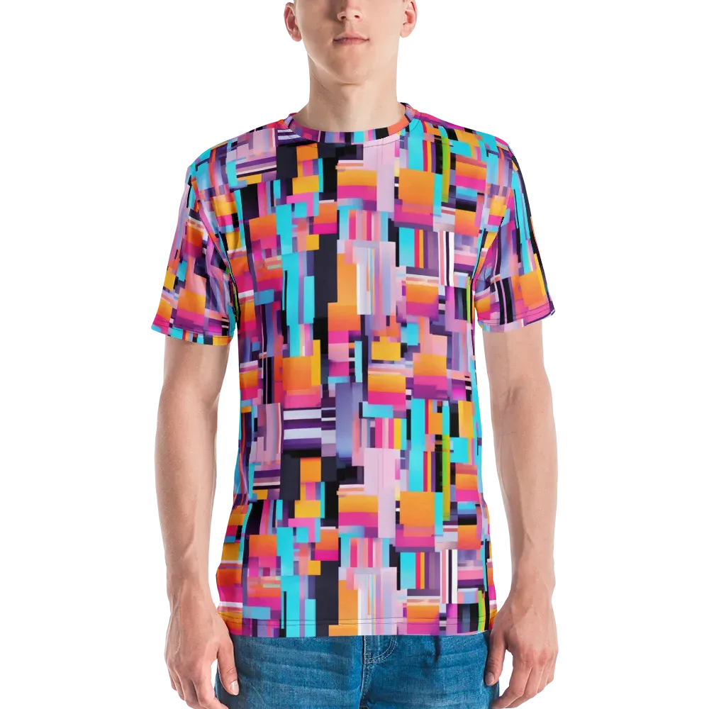 Chromatic Circuit on Men's Crew Neck T-Shirt — Front