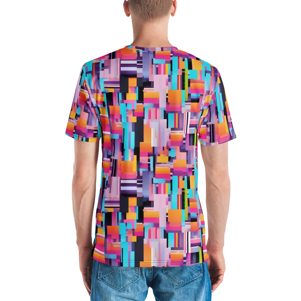 Chromatic Circuit on Men's Crew Neck T-Shirt — Back