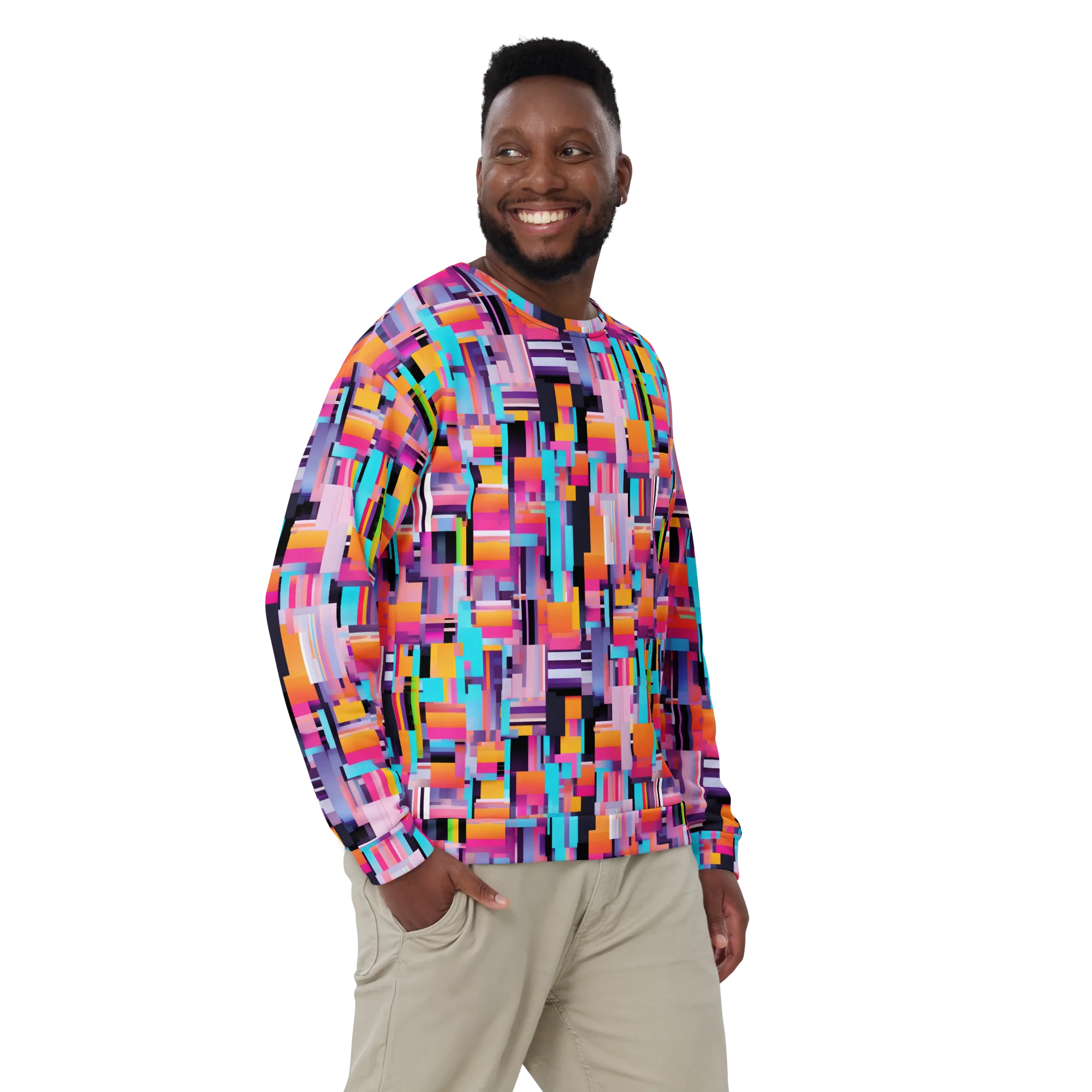 Chromatic Circuit on Sweatshirt — Front print
