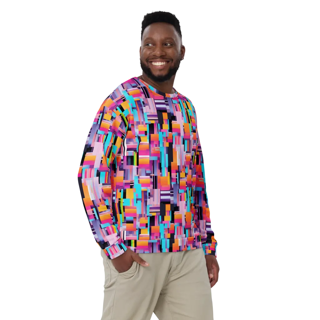 Chromatic Circuit on Sweatshirt — Front print