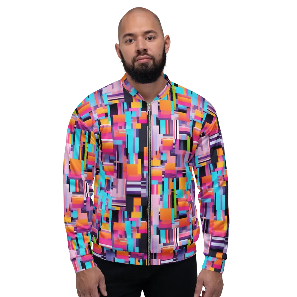 Chromatic Circuit on Bomber Jacket — Front