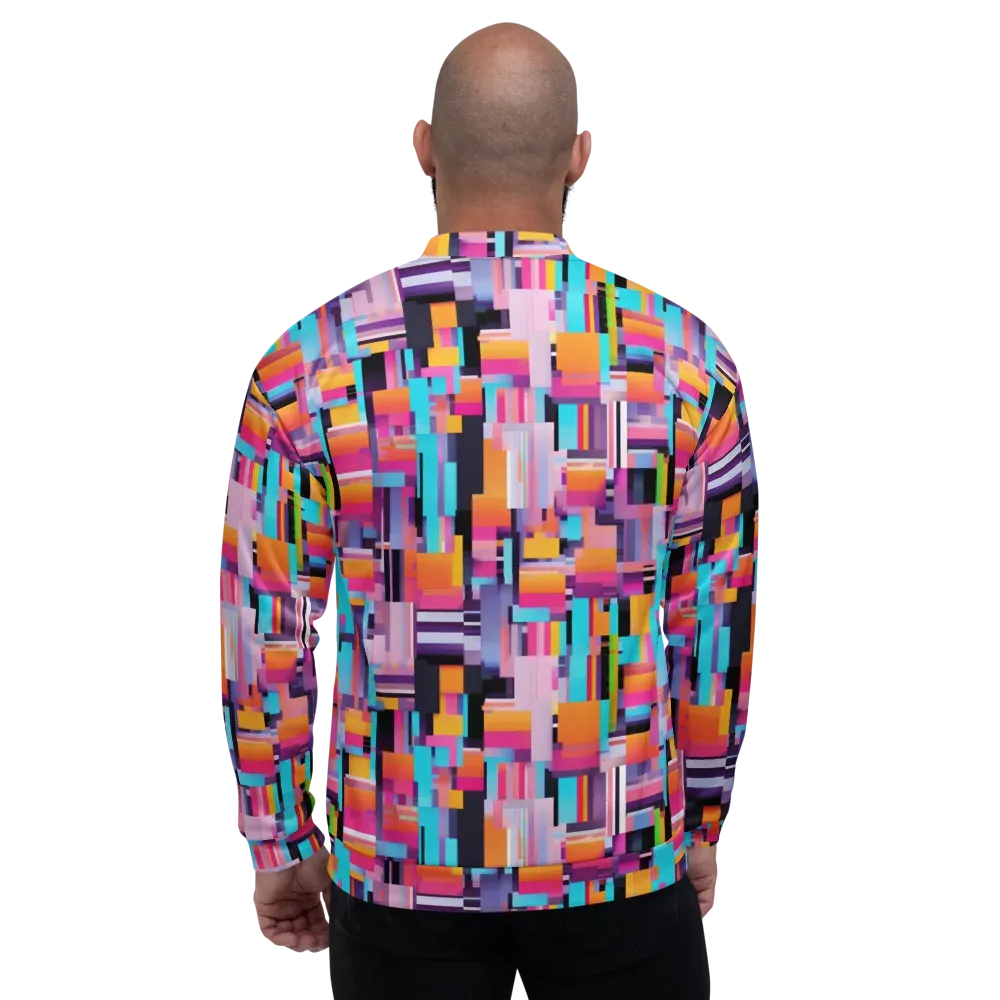 Chromatic Circuit on Bomber Jacket — Back