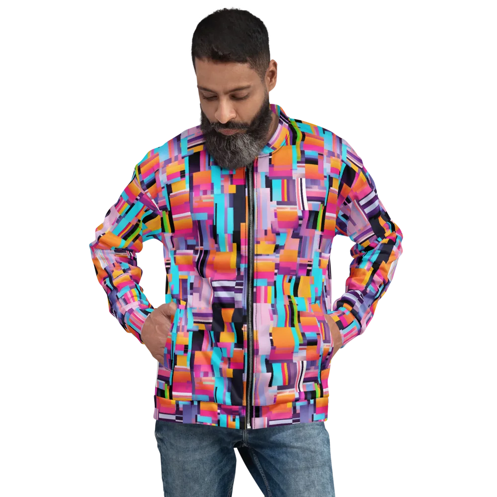 Chromatic Circuit on Bomber Jacket — Back print