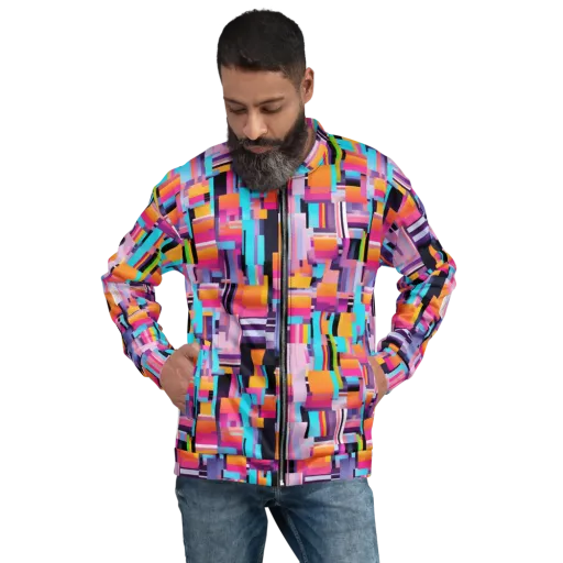 Chromatic Circuit on a Bomber Jacket
