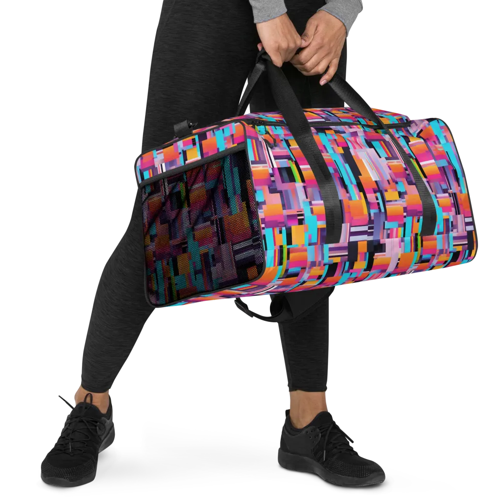 Chromatic Circuit on Duffle Bag — Right Front