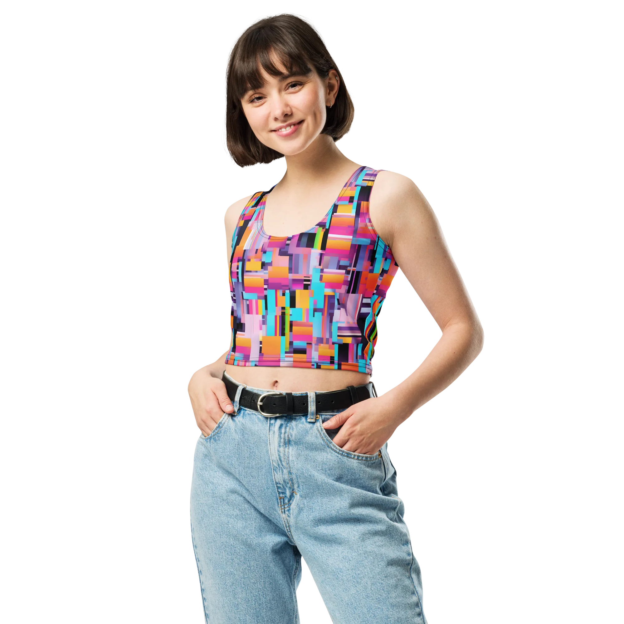 Chromatic Circuit on Crop Top — Print file