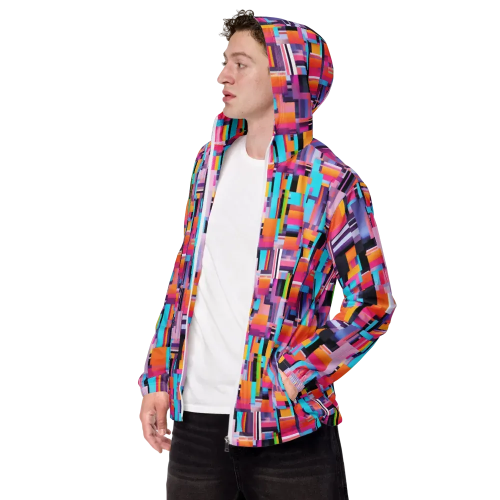 Chromatic Circuit on Men's Windbreaker — Left Front