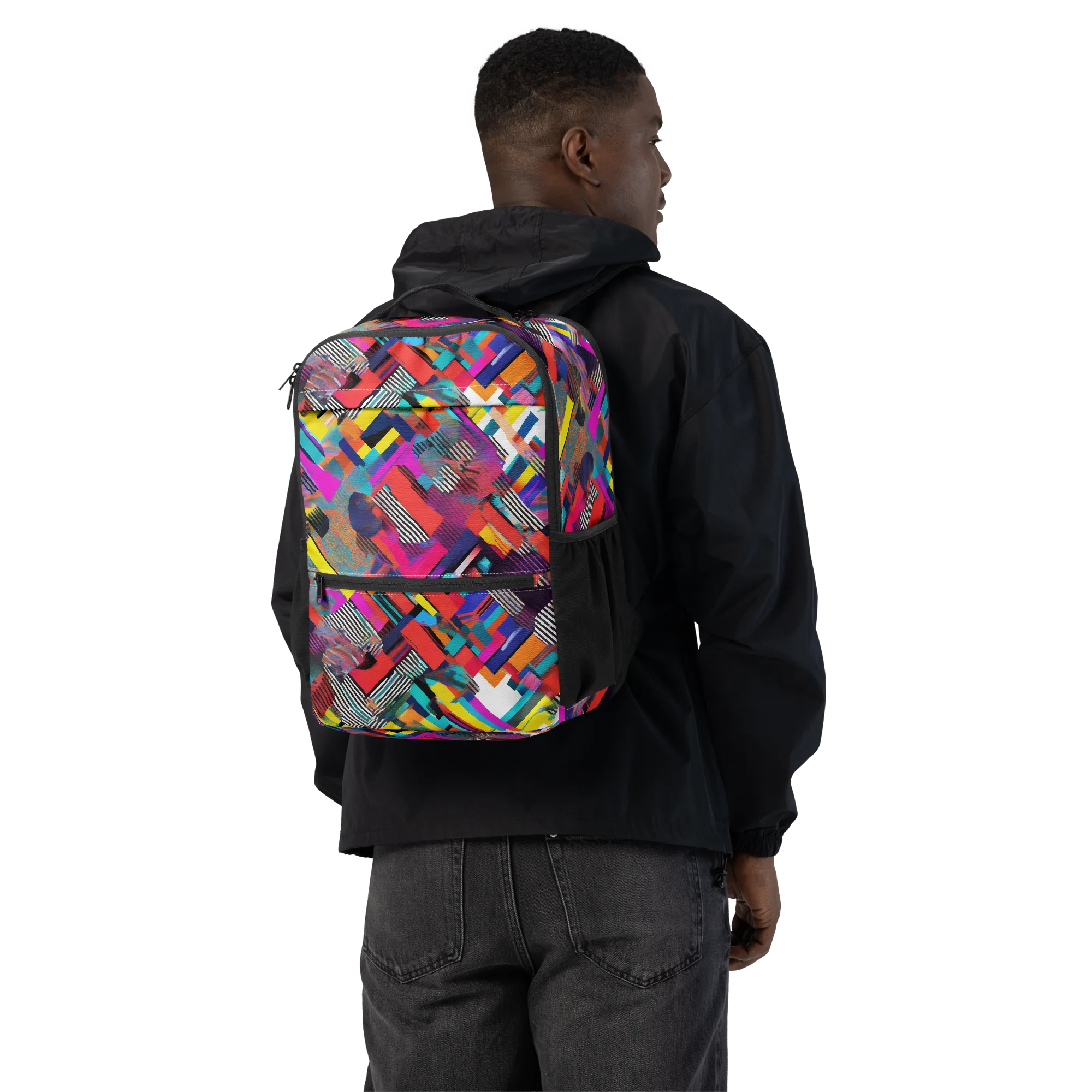 Chromatic Collision on Utility Backpack — Back