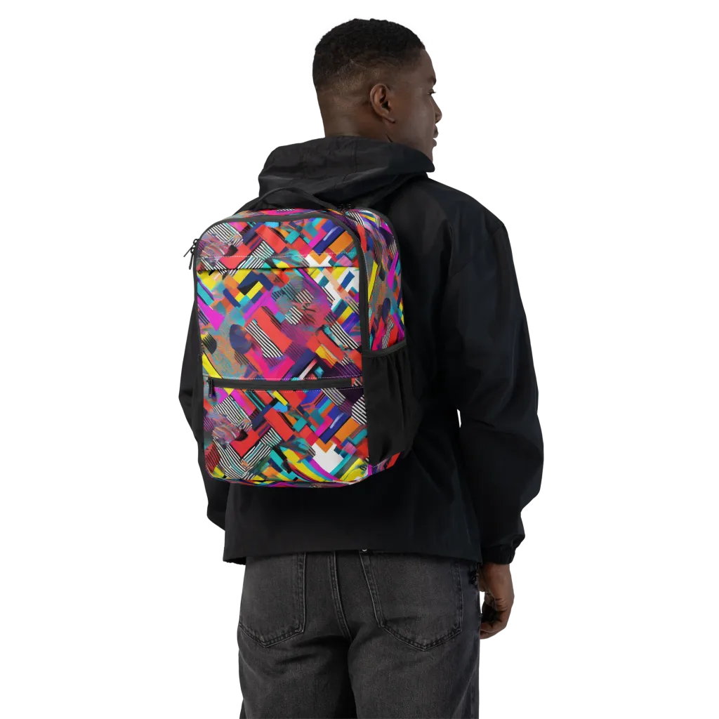Chromatic Collision on Utility Backpack — Back