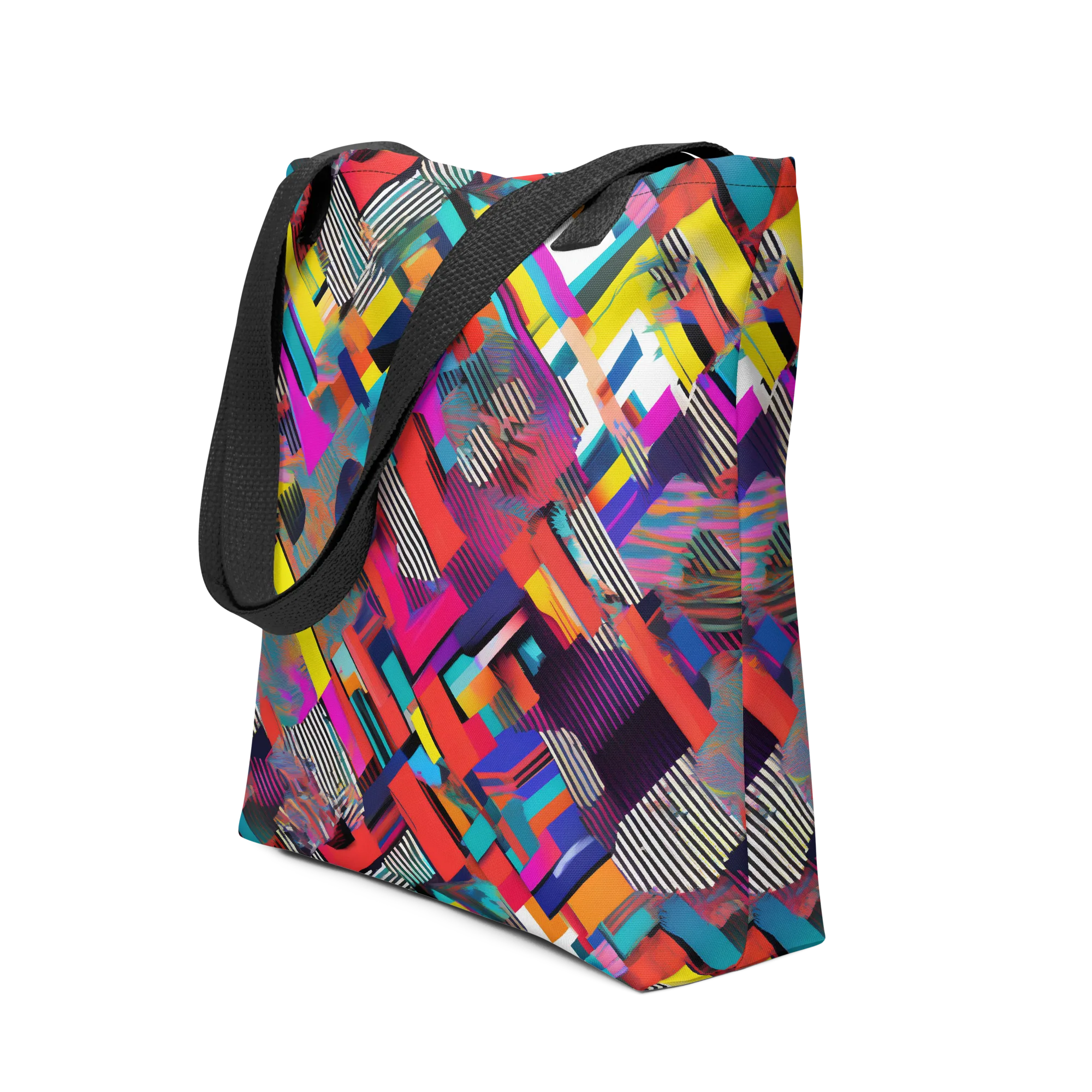 Chromatic Collision on Tote Bag — Print file