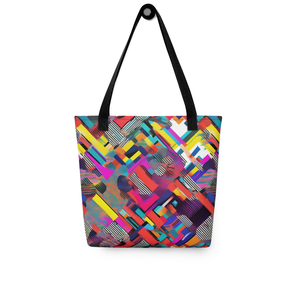 Chromatic Collision on Tote Bag — Front
