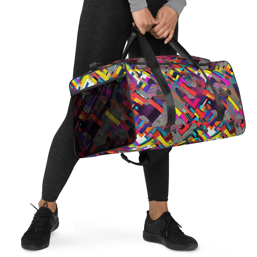 Chromatic Collision on Duffle Bag — Right Front