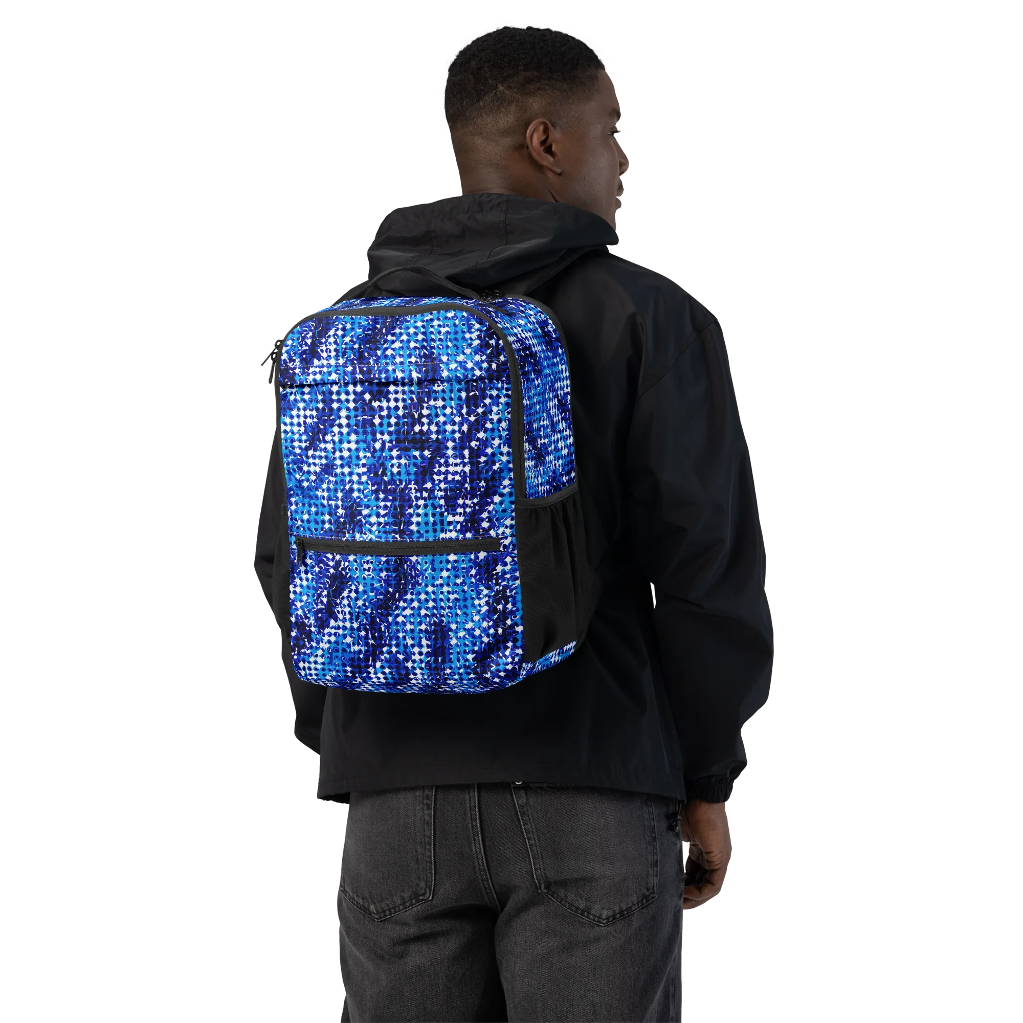 Azure Static on Utility Backpack — Back