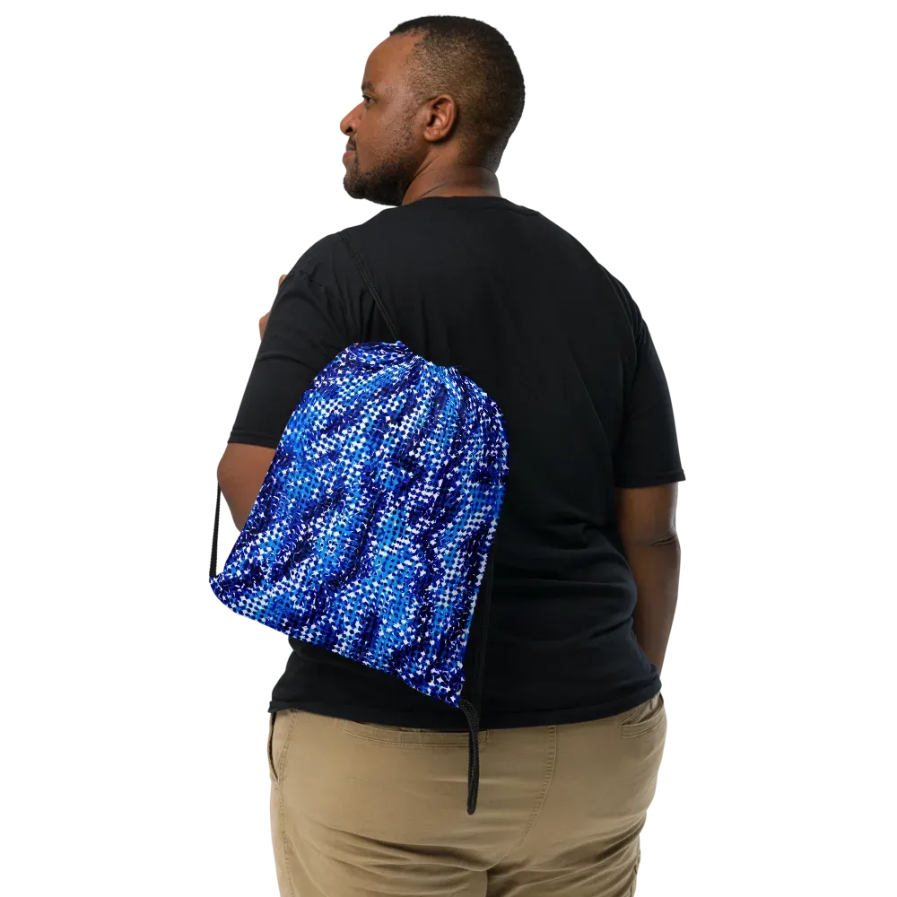 Azure Static on Drawstring Bag — Print file