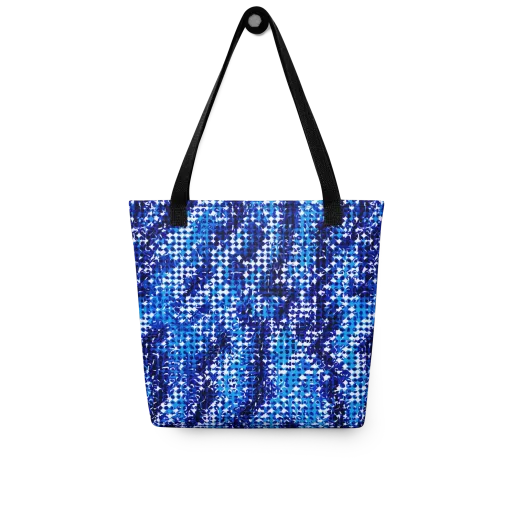Azure Static on a Tote Bag