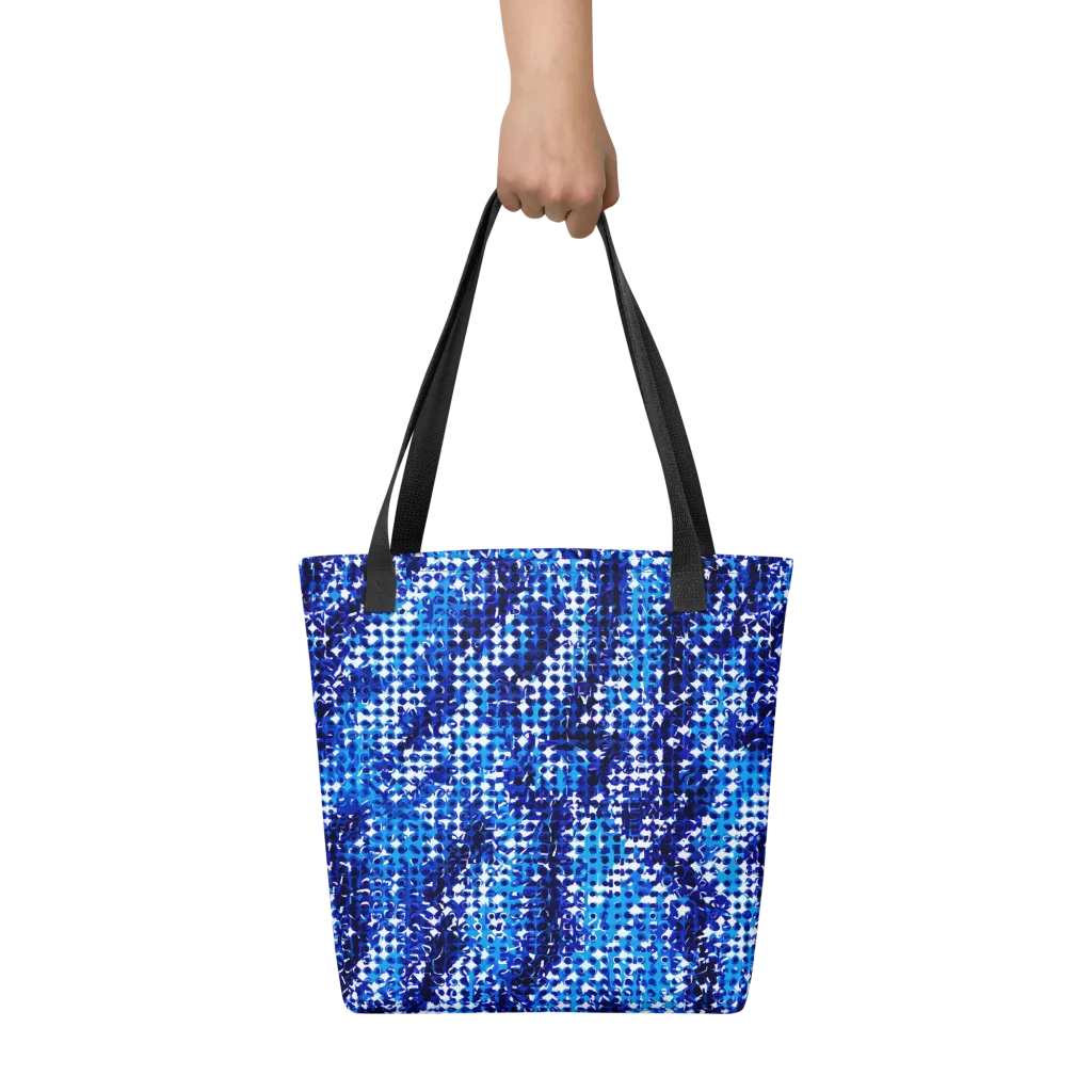 Azure Static on Tote Bag — Print file