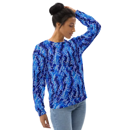 Azure Static on a Sweatshirt