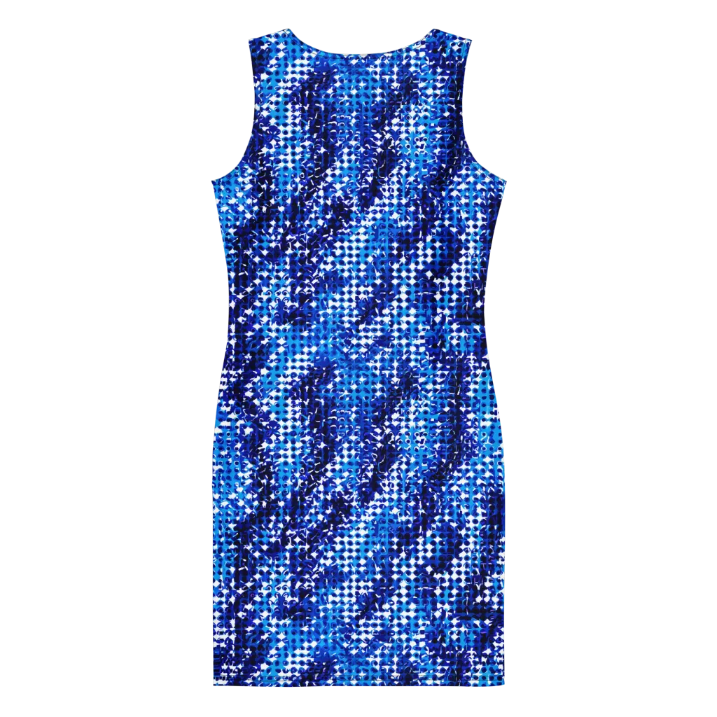 Azure Static on Bodycon Dress — Print file